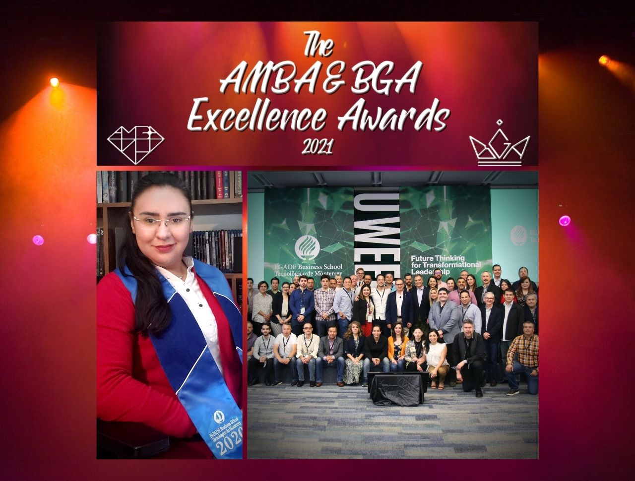 Una egresada y EGADE U Week entre finalistas de los AMBA & BGA Excellence Awards 2021