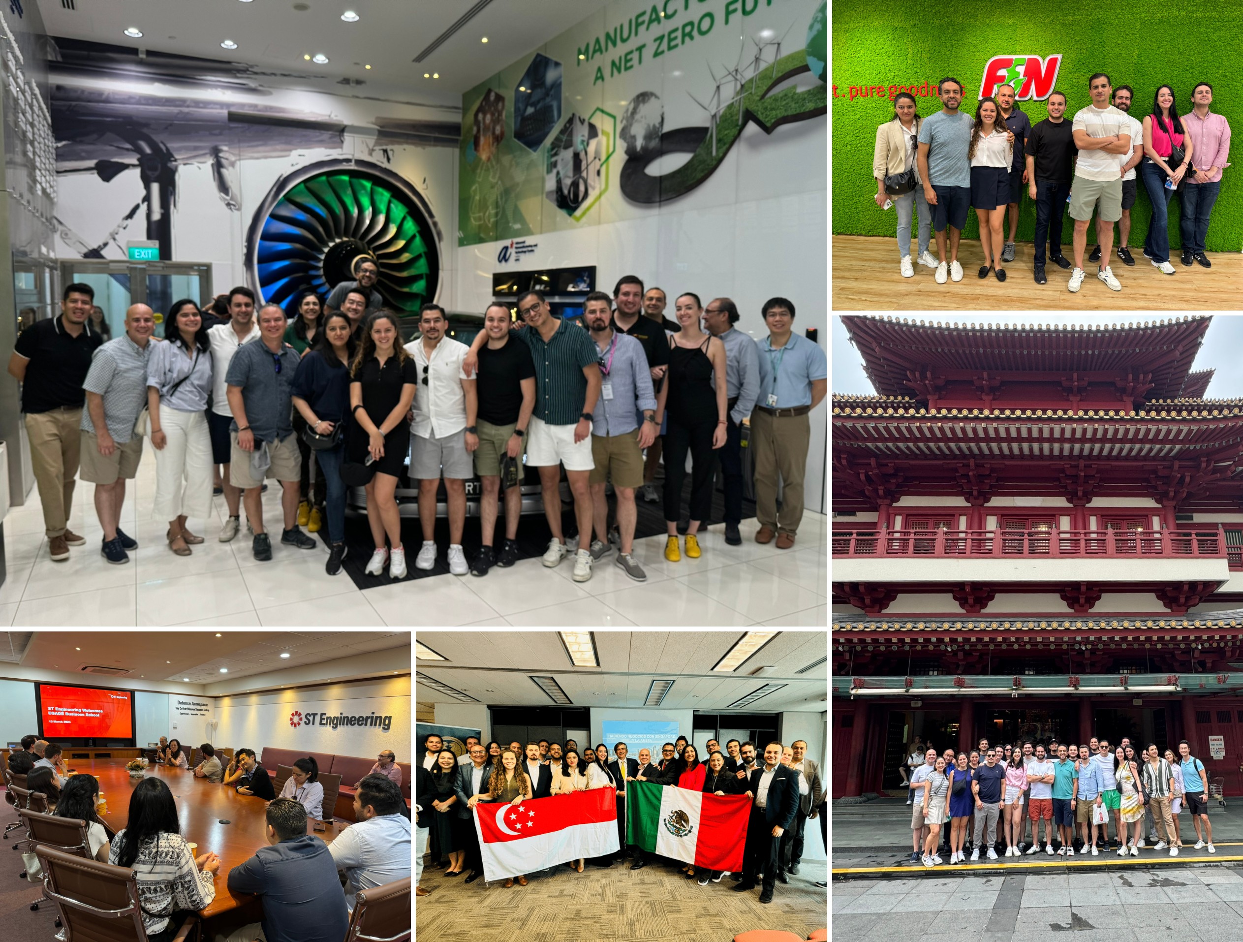 Estudiantes del EGADE - W. P. Carey Executive MBA viven practicum internacional en Singapur