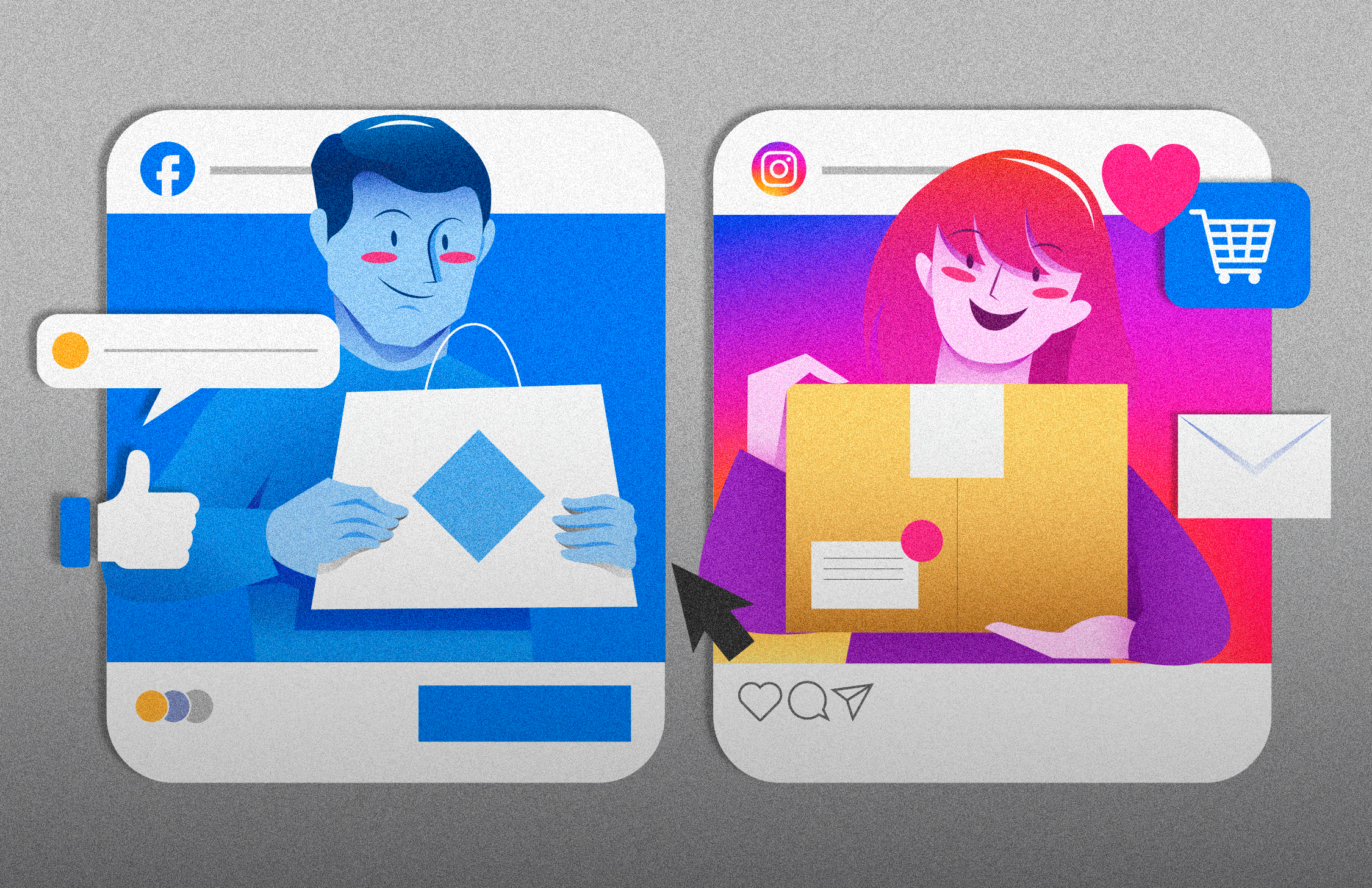Facebook vs Instagram: the Key to Social Commerce