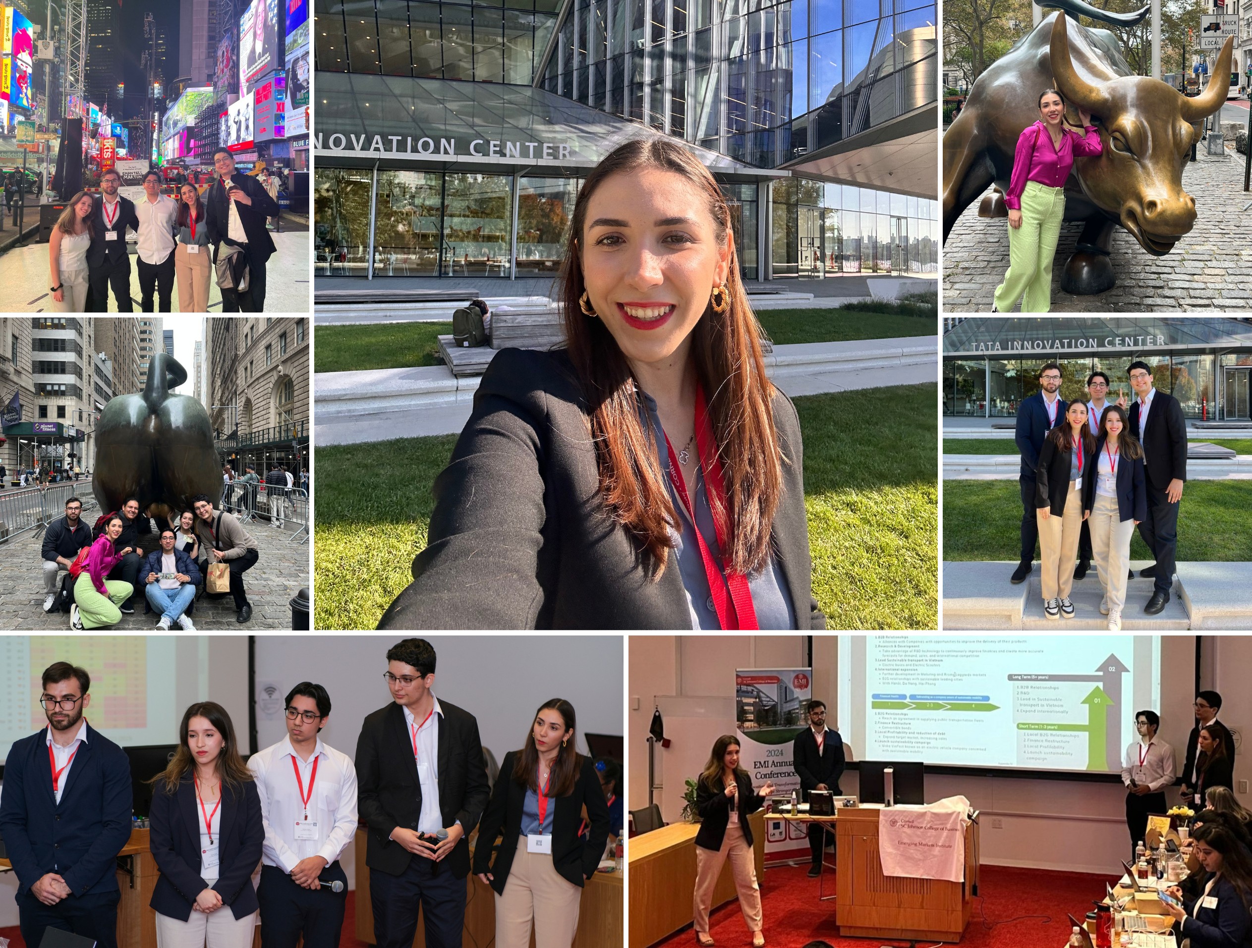 Finalists in New York! EGADE student and her team reached the final in New York of the international Cornell Cases competition 