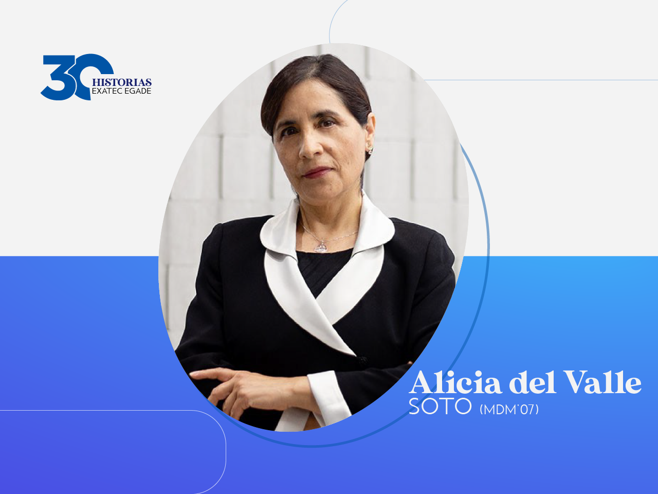 30 EXATEC EGADE: Alicia del Valle Soto (MDM’07)